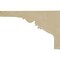Ekena Millwork 11"W x 7"H x 5/8"D Springtime Stair Bracket, Right SB11X07SP-R - alternate 4
